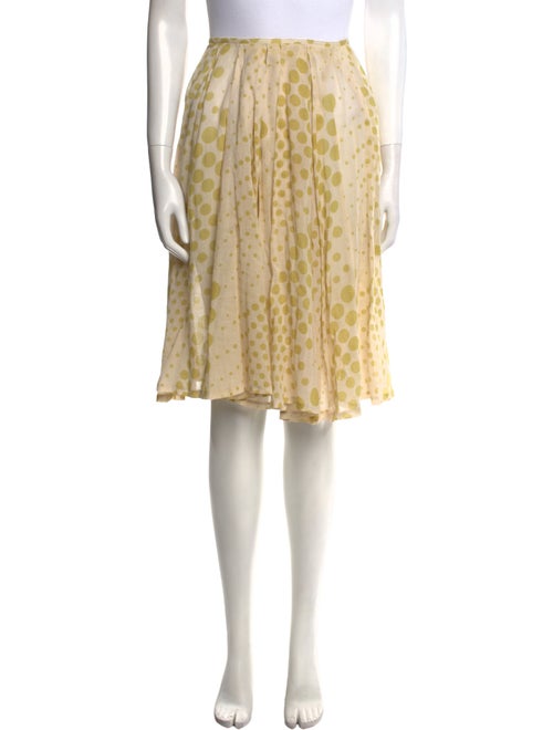 Dries Van Noten Polka Dot Print Knee-Length Skirt