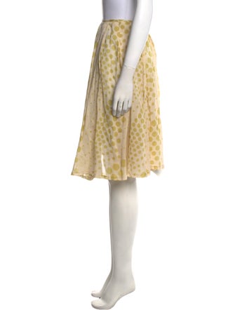 Dries Van Noten Polka Dot Print Knee-Length Skirt