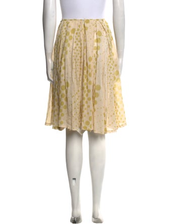 Dries Van Noten Polka Dot Print Knee-Length Skirt