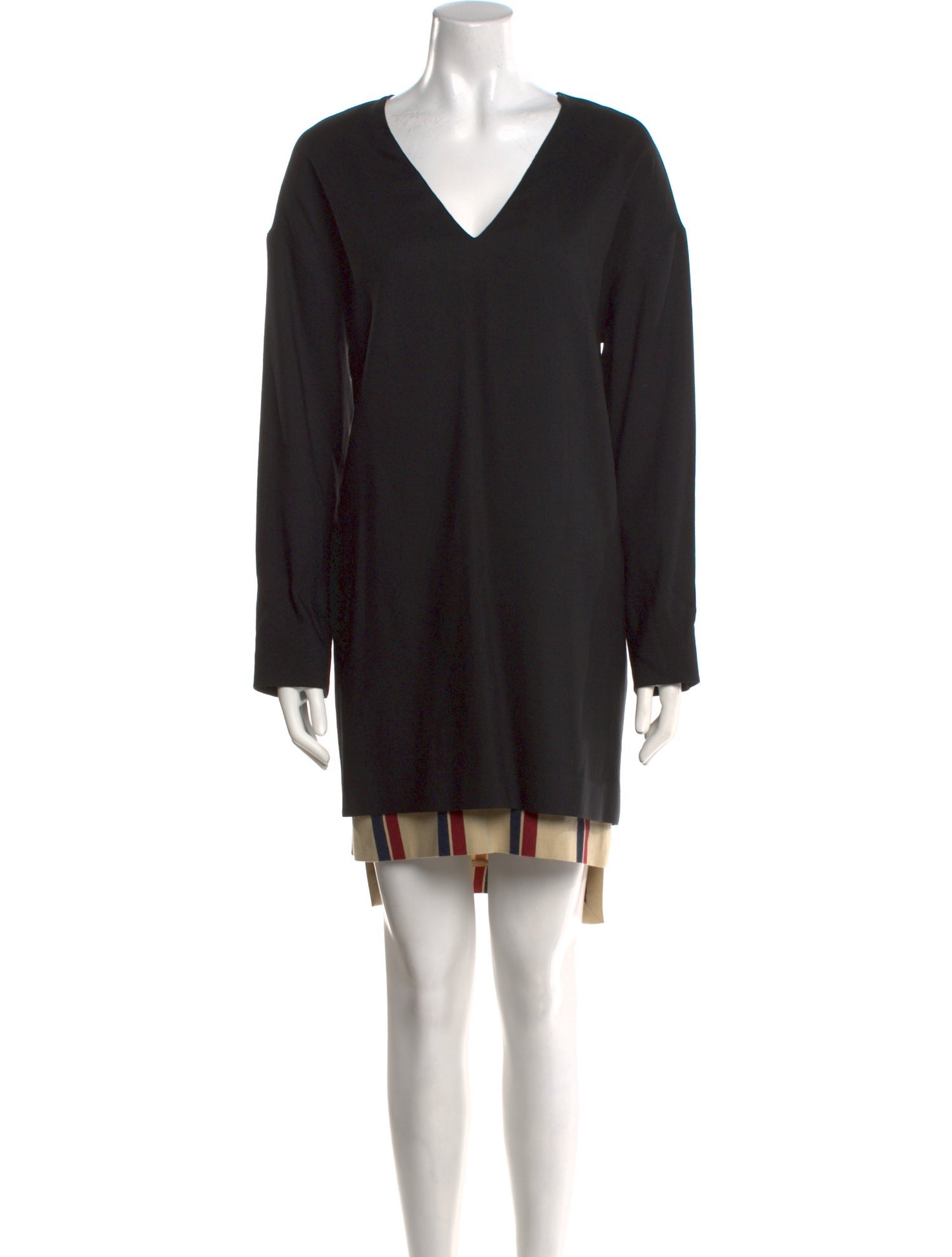 Dries Van Noten V-Neck Knee-Length Dress