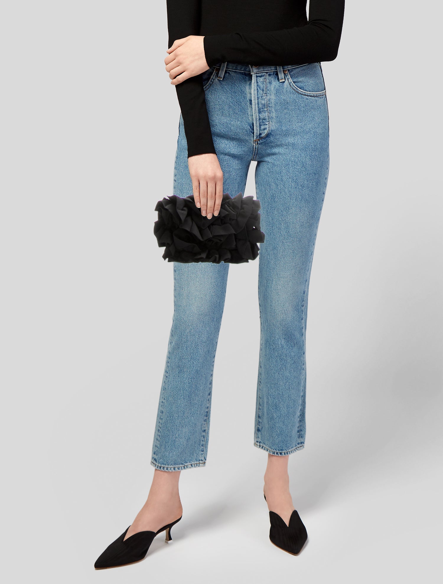 Dries Van Noten Satin Pouch