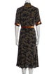 Dries Van Noten Silk Midi Length Dress