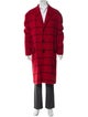 Dries Van Noten Plaid Print Overcoat