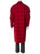 Dries Van Noten Plaid Print Overcoat