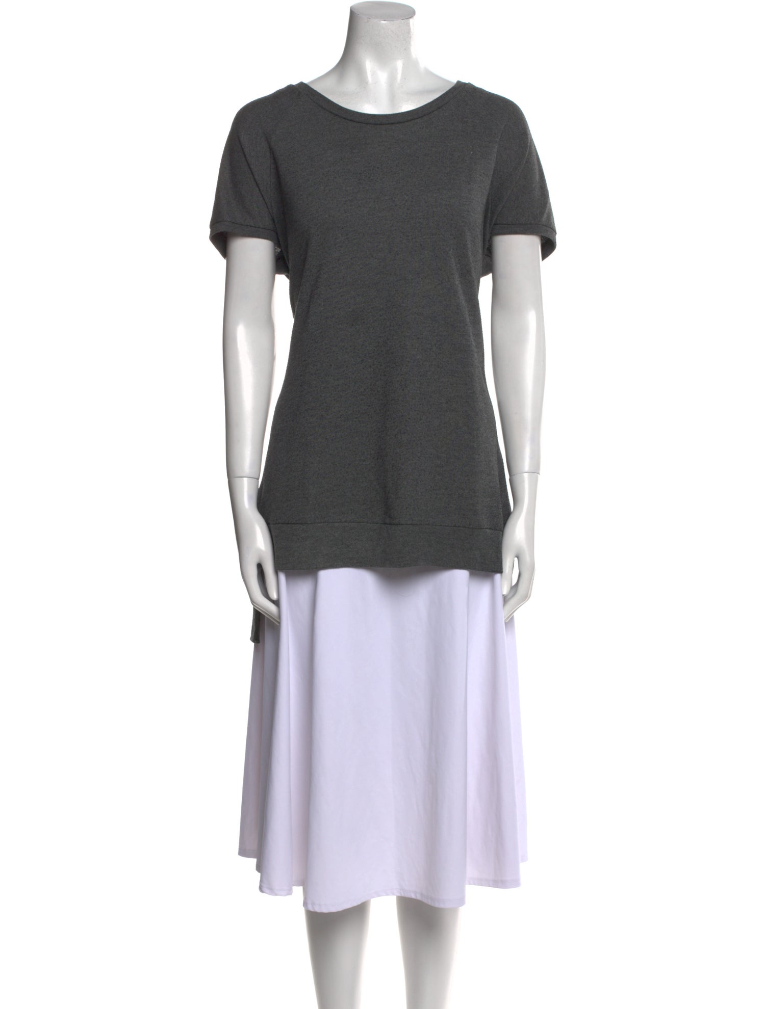 Dries Van Noten Bateau Neckline Short Sleeve T-Shirt