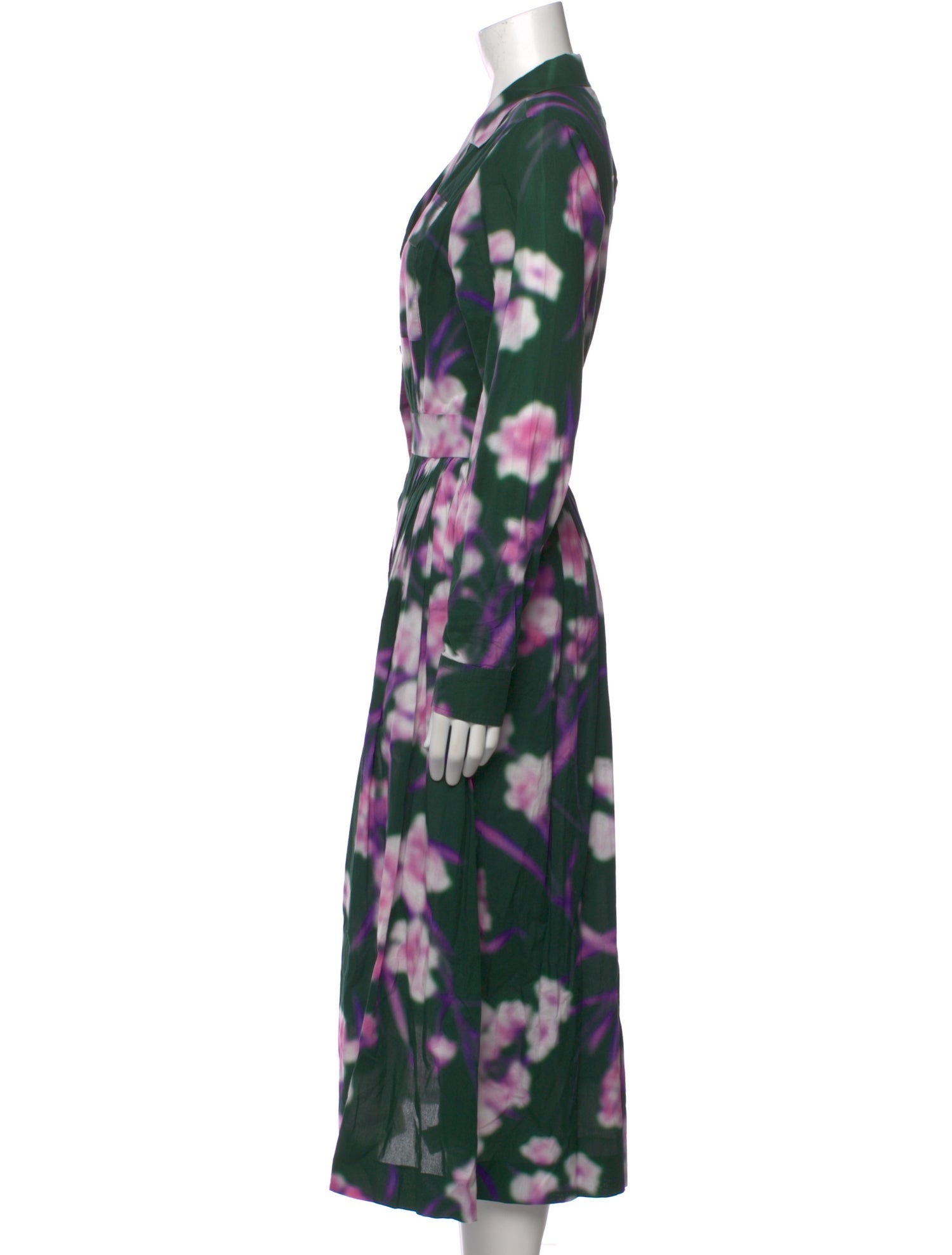 Dries Van Noten Tie-Dye Print Midi Length Dress w/ Tags