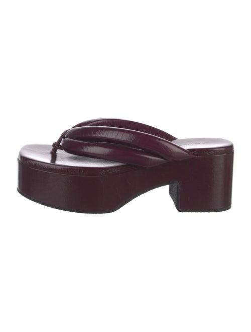 Dries Van Noten Leather Slides