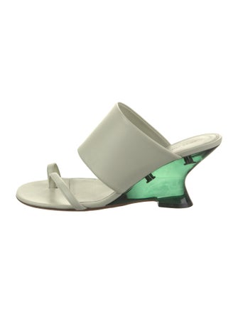 Dries Van Noten Leather Slides