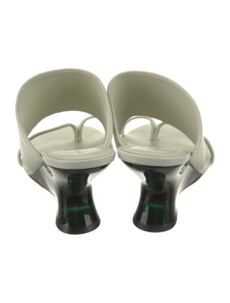 Dries Van Noten Leather Slides