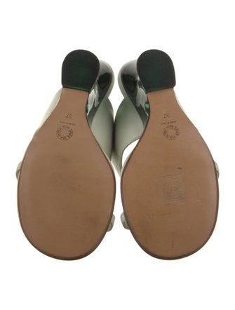 Dries Van Noten Leather Slides