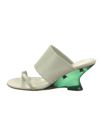 Dries Van Noten Leather Slides