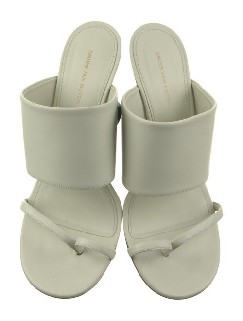 Dries Van Noten Leather Slides