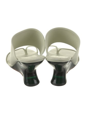 Dries Van Noten Leather Slides