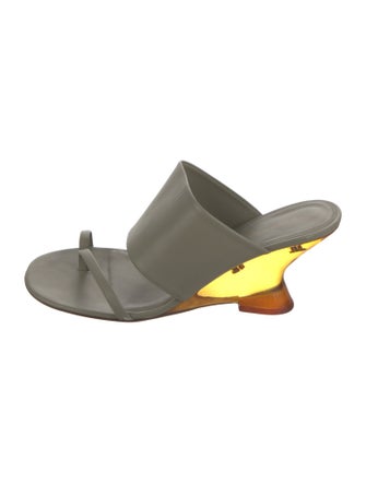 Dries Van Noten Leather Slides