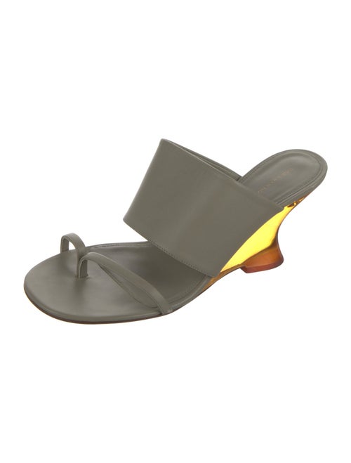 Dries Van Noten Leather Slides