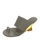 Dries Van Noten Leather Slides