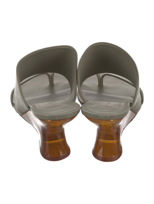 Dries Van Noten Leather Slides