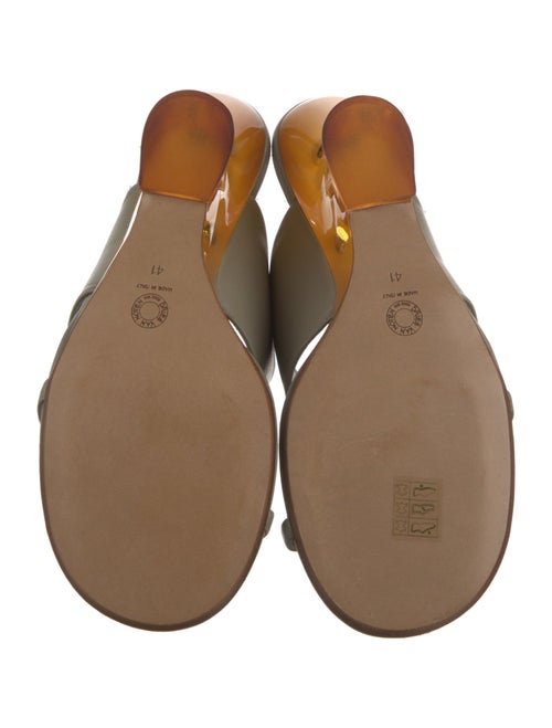 Dries Van Noten Leather Slides