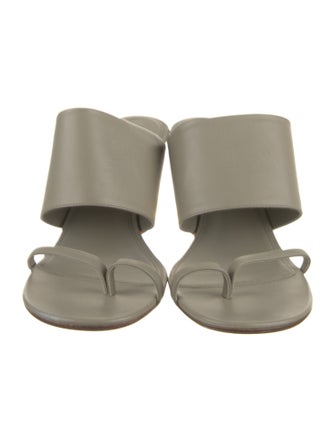 Dries Van Noten Leather Slides