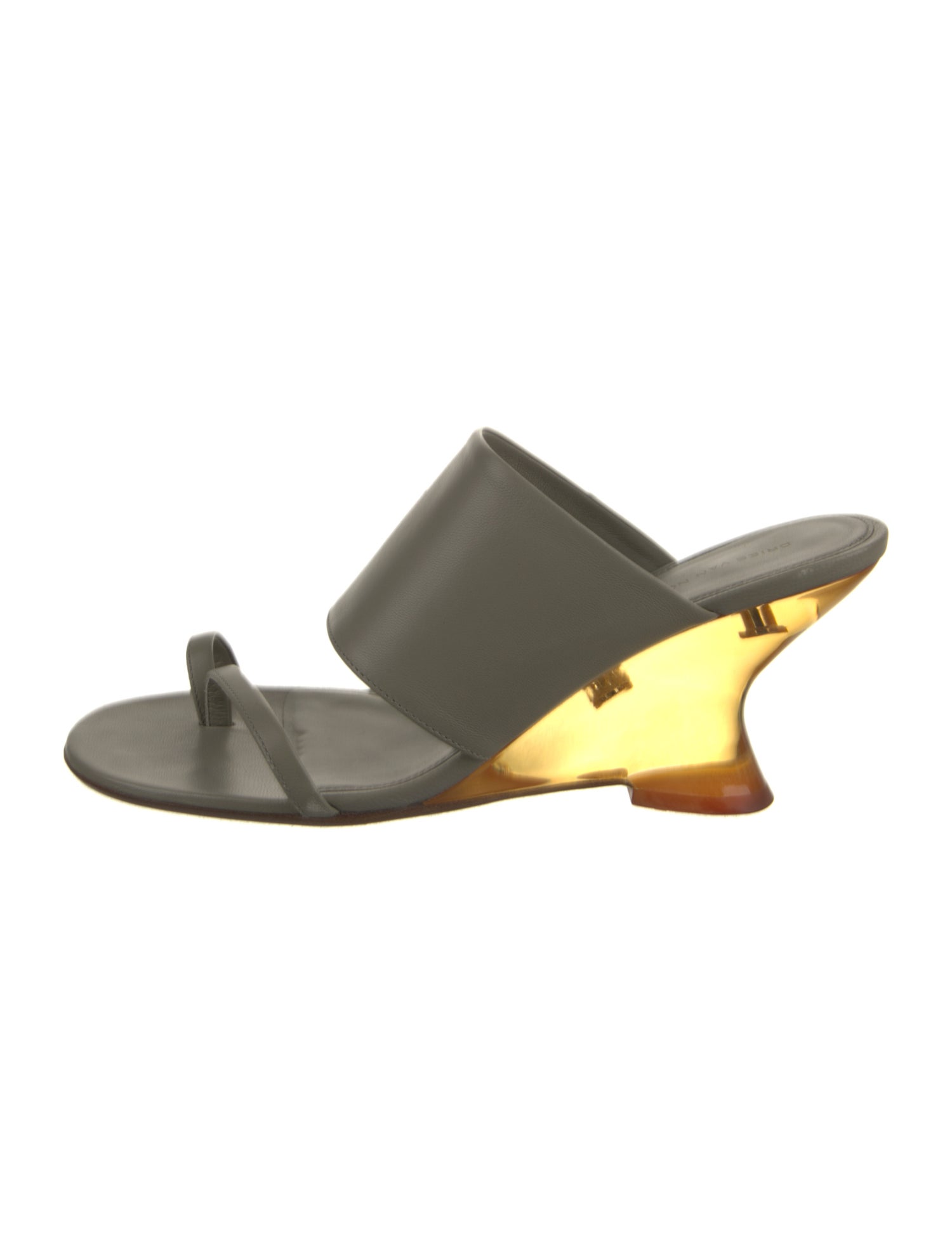 Dries Van Noten Leather Slides