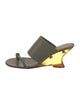 Dries Van Noten Leather Slides