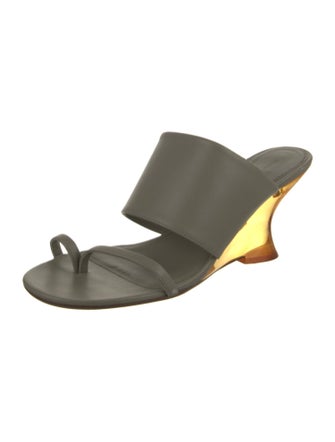 Dries Van Noten Leather Slides