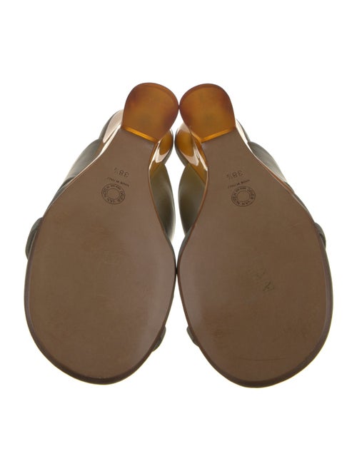 Dries Van Noten Leather Slides