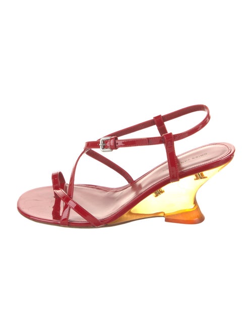 Dries Van Noten Patent Leather Slingback Sandals