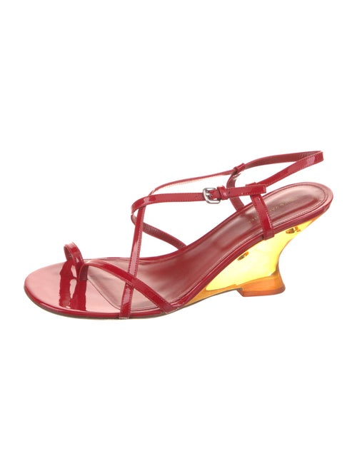 Dries Van Noten Patent Leather Slingback Sandals