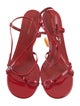 Dries Van Noten Patent Leather Slingback Sandals