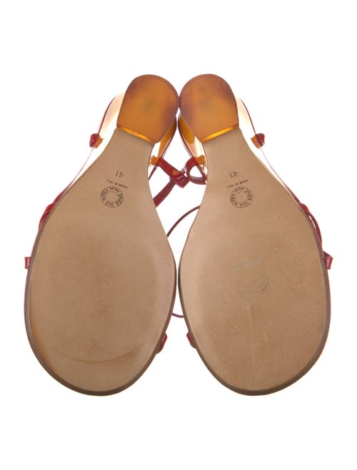 Dries Van Noten Patent Leather Slingback Sandals