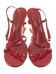Dries Van Noten Patent Leather Slingback Sandals