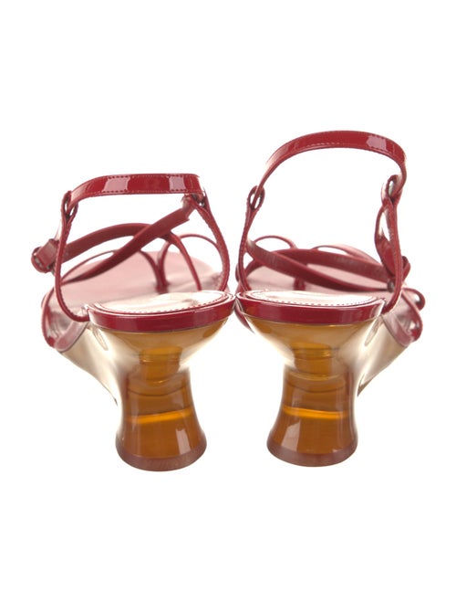 Dries Van Noten Patent Leather Slingback Sandals