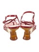 Dries Van Noten Patent Leather Slingback Sandals