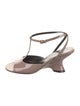Dries Van Noten Patent Leather T-Strap Sandals