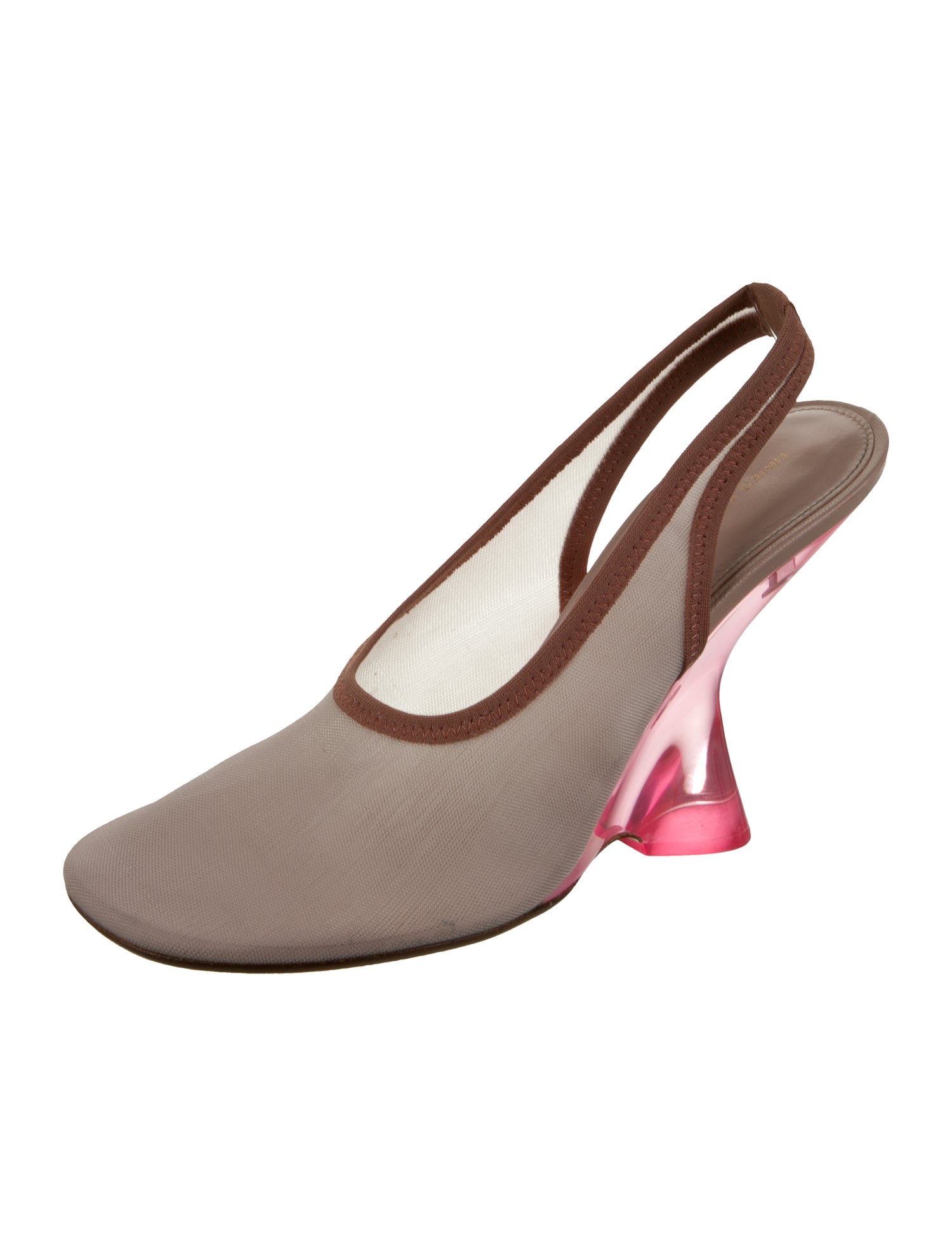 Dries Van Noten Mesh Slingback Pumps