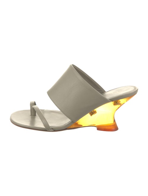 Dries Van Noten Leather Slides