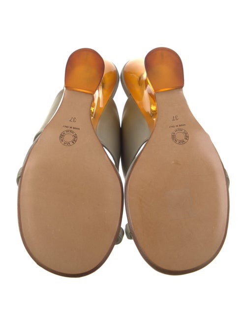 Dries Van Noten Leather Slides