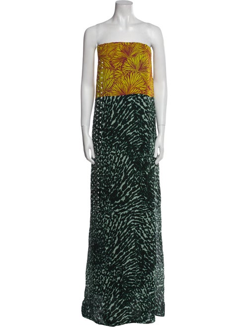 Dries Van Noten Printed Long Dress