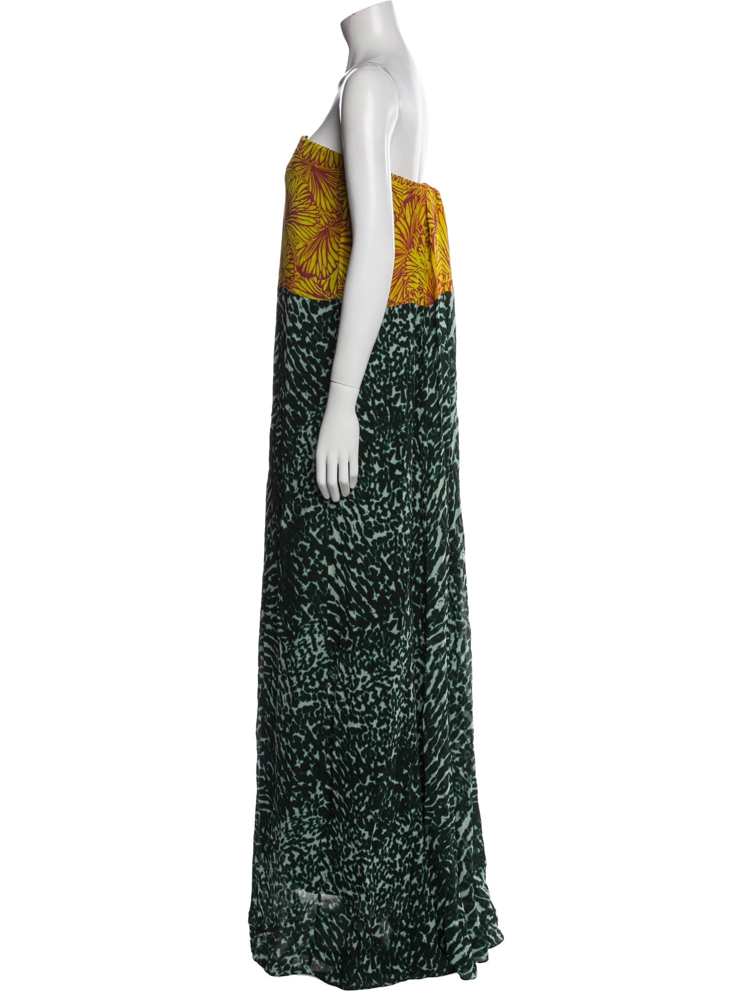 Dries Van Noten Printed Long Dress