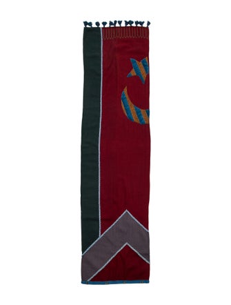 Dries Van Noten Wool Printed Scarf