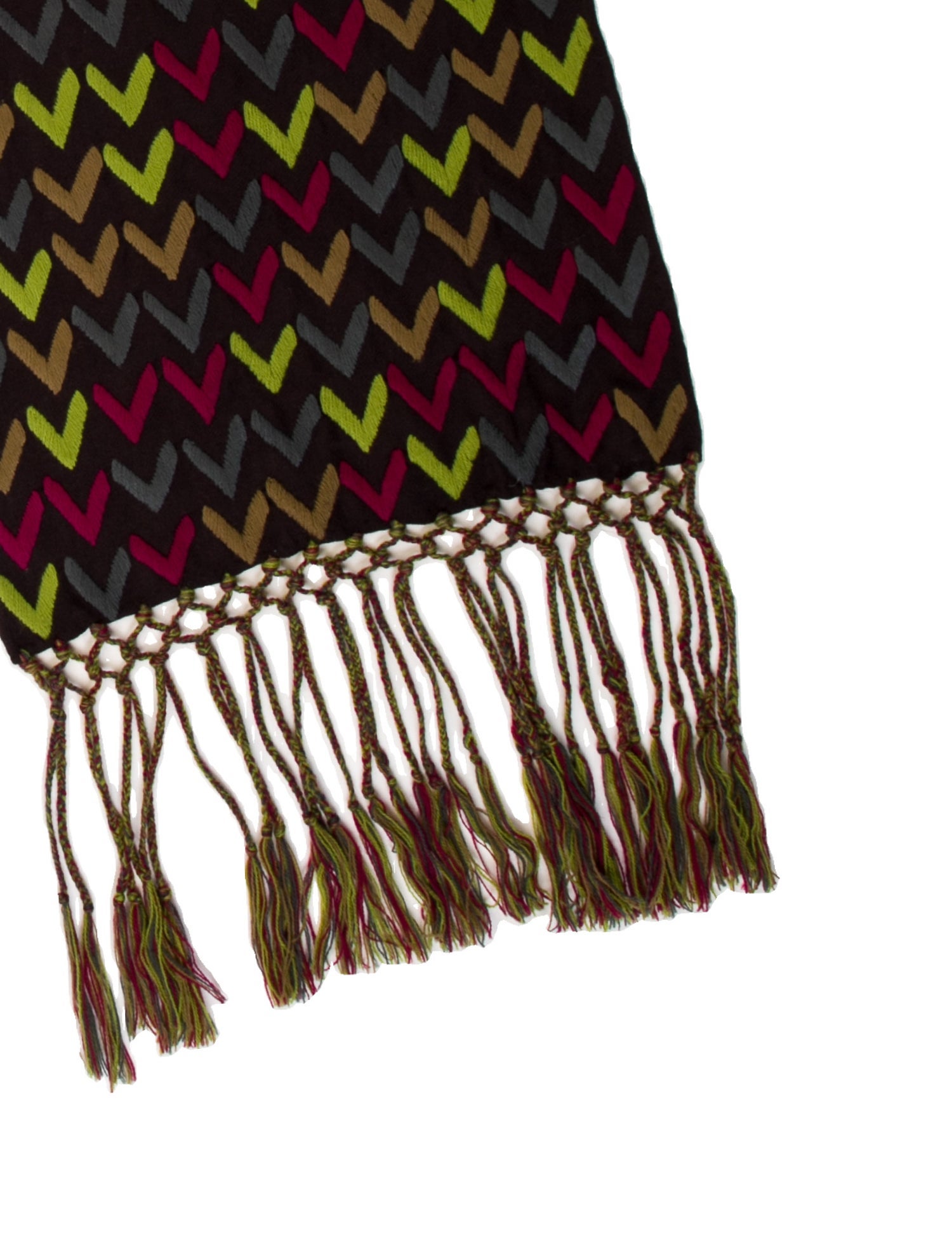 Dries Van Noten Wool Floral Print Scarf