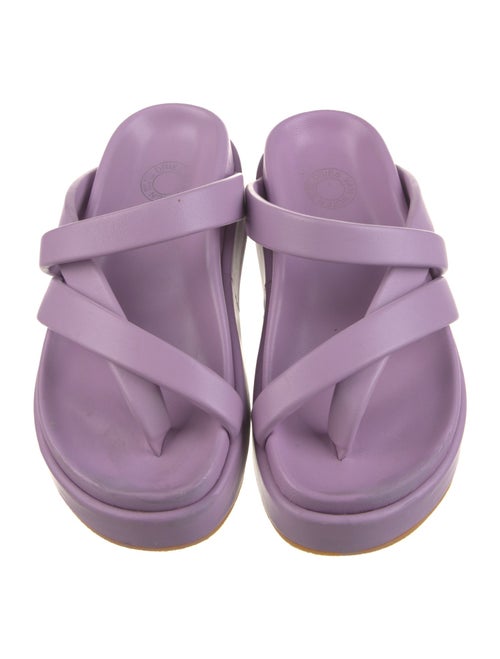 Dries Van Noten Leather Slides