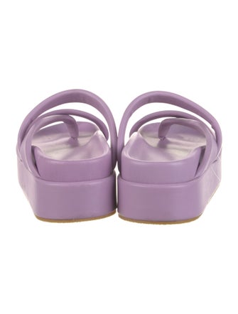 Dries Van Noten Leather Slides