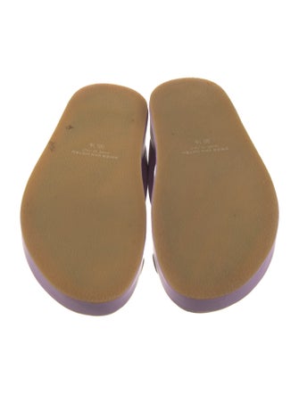 Dries Van Noten Leather Slides