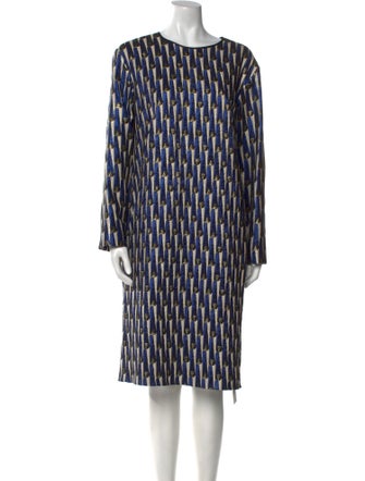 Dries Van Noten Printed Midi Length Dress