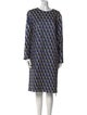 Dries Van Noten Printed Midi Length Dress