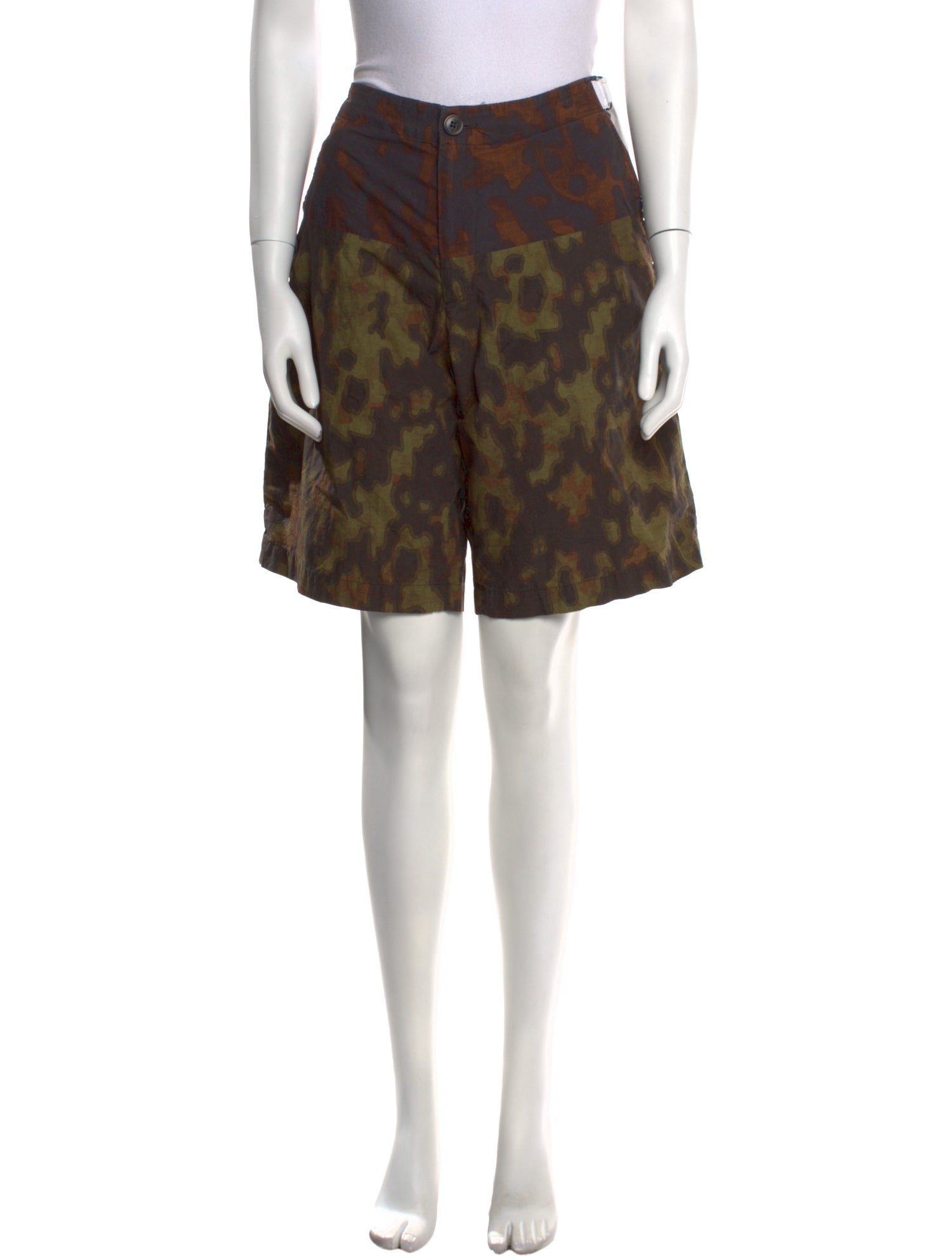 Dries Van Noten Printed Knee-Length Shorts