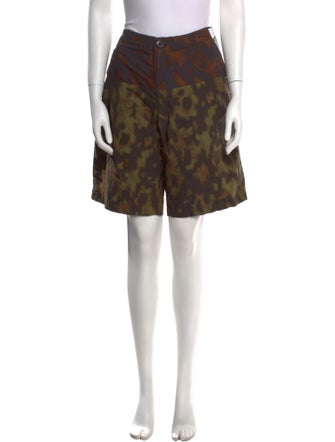 Dries Van Noten Printed Knee-Length Shorts