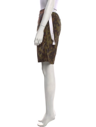 Dries Van Noten Printed Knee-Length Shorts